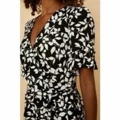 Wallis Abstract Printed Front Belted Jumpsuit For Female -Cheap Wallis Store unnamed file 1009