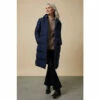 Wallis Popper Detail Padded Coat For Female