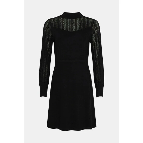 Wallis Pointelle Swing Dress For Female 7 Wallis Pointelle Swing Dress For Female - Image 5