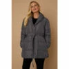 Wallis Petite Shawl Neck Belted Puffer Coat For Female -Cheap Wallis Store unnamed file 1033