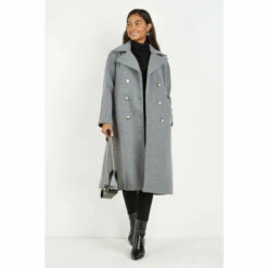 Wallis Double Breasted Coat For Female