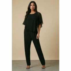 Wallis Tall Overlayer Jumpsuit Front Hotfix For Female -Cheap Wallis Store unnamed file 1063