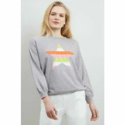 Wallis Petite Rainbow Star Jumper For Female