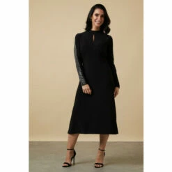 Wallis Petite Sequin Insert High Neck Midi Dress For Female -Cheap Wallis Store unnamed file 1082