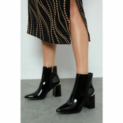 Cheap Wallis Store 32 Wallis Amy Clip Detail Block Heeled Ankle Boots For Female