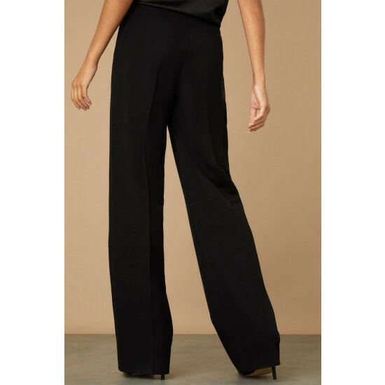 Wallis Tall Black Smart Wide Leg Trousers For Female 5 Wallis Tall Black Smart Wide Leg Trousers For Female - Image 3
