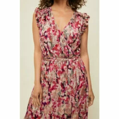 Wallis Metallic Wrap Maxi Dress For Female -Cheap Wallis Store unnamed file 1102