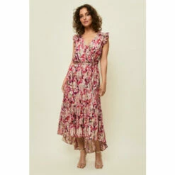 Wallis Metallic Wrap Maxi Dress For Female -Cheap Wallis Store unnamed file 1103