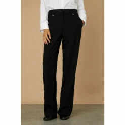 Wallis Tall Black Smart Bootcut Leg Trousers For Female