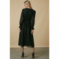 Wallis Foil Star Button Midi Dress For Female -Cheap Wallis Store unnamed file 1150