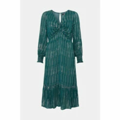 Wallis Metallic Stripe Twist Midi Dress For Female 14 Wallis Metallic Stripe Twist Midi Dress For Female -Cheap Wallis Store unnamed file 1159