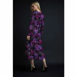 Wallis Petite Floral Metallic Stripe Wrap Dress For Female -Cheap Wallis Store unnamed file 1163