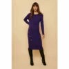 Wallis Tall Purple Button Detail Knitted Dress For Female -Cheap Wallis Store unnamed file 1196