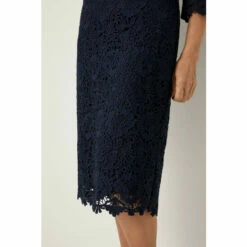 Wallis Petite Lace Embellished Waist Midi Dress For Female -Cheap Wallis Store unnamed file 1238