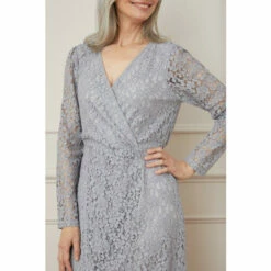 Wallis Lace Gathered Wrap Midi Dress For Female -Cheap Wallis Store unnamed file 1244