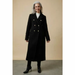 Wallis Tall Double Breasted Faux Wool Coat For Female -Cheap Wallis Store unnamed file 1252