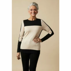 Wallis Petite Crew Neck Colour Block Jumper For Female -Cheap Wallis Store unnamed file 1295