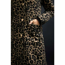 Wallis Petite Leopard Zip Detail Coat For Female -Cheap Wallis Store unnamed file 1312
