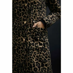 Wallis Petite Leopard Zip Detail Coat For Female -Cheap Wallis Store unnamed file 1313