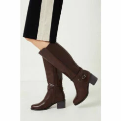 Wallis Hilly Ankle Strap Detail Long Boots For Female -Cheap Wallis Store unnamed file 1361