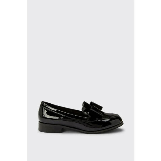 Wallis Wide Fit Luna Bow Detailed Loafers For Female 4 Wallis Wide Fit Luna Bow Detailed Loafers For Female - Image 2