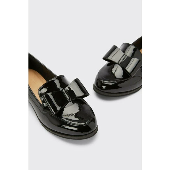 Wallis Wide Fit Luna Bow Detailed Loafers For Female 5 Wallis Wide Fit Luna Bow Detailed Loafers For Female - Image 3