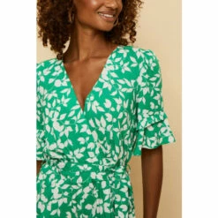 Wallis Green Leaf Printed Jumpsuit For Female -Cheap Wallis Store unnamed file 1395