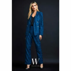 Wallis Teal Lace Straight Leg Trousers For Female -Cheap Wallis Store unnamed file 1470