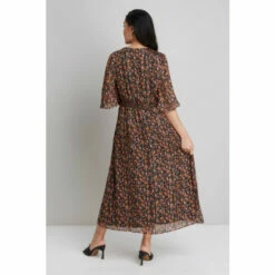 Wallis Petite Metallic Ditsy Angel Sleeve Dress For Female -Cheap Wallis Store unnamed file 1495