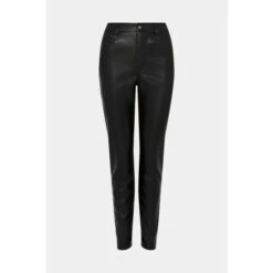 Wallis Petite Black Faux Leather Jeans For Female -Cheap Wallis Store unnamed file 1574