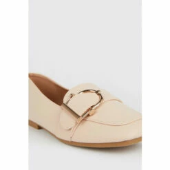 Wallis Lara Large Buckle Square Toe Loafers For Female -Cheap Wallis Store unnamed file 1599