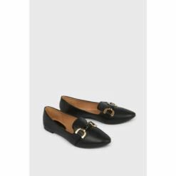 Wallis Leila Pointed Snaffle Trim Flexible Ballerina Pumps For Female -Cheap Wallis Store unnamed file 1607