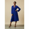 Wallis Blue Jersey Wrap Midi Dress For Female -Cheap Wallis Store unnamed file 1623