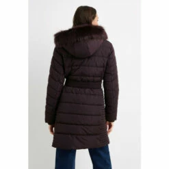 Wallis Tall Midi Belted Padded Coat For Female -Cheap Wallis Store unnamed file 164