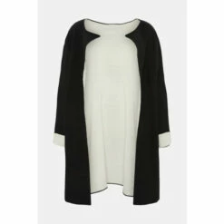 Wallis Curve Black Edge To Edge Longline Coatigan For Female -Cheap Wallis Store unnamed file 1662