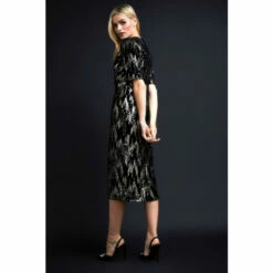 Wallis Sequin Velvet Wrap Midi Dress For Female -Cheap Wallis Store unnamed file 1666