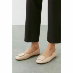 Wallis Phoebe Broach Detail Ballerina Pumps For Female -Cheap Wallis Store unnamed file 1675