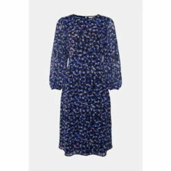 Wallis Petite Chiffon Spot Midi Dress For Female -Cheap Wallis Store unnamed file 1717