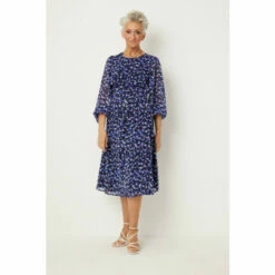 Wallis Petite Chiffon Spot Midi Dress For Female -Cheap Wallis Store unnamed file 1720