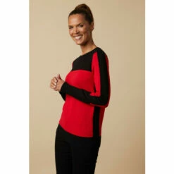 Wallis Crew Neck Colour Block Jumper For Female -Cheap Wallis Store unnamed file 174