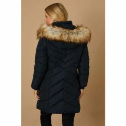 Wallis Petite Double Layer Midi Padded Coat For Female -Cheap Wallis Store unnamed file 179