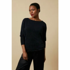 Wallis Shimmer Slash Neck Batwing Top For Female -Cheap Wallis Store unnamed file 1807