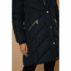 Wallis Petite Double Layer Midi Padded Coat For Female -Cheap Wallis Store unnamed file 181
