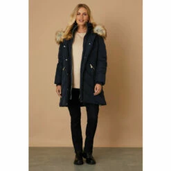 Wallis Petite Double Layer Midi Padded Coat For Female -Cheap Wallis Store unnamed file 182