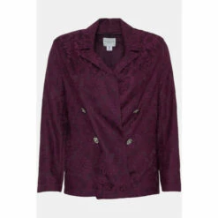 Wallis Petite Purple Lace Blazer For Female -Cheap Wallis Store unnamed file 1868