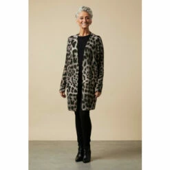 Wallis Petite Leopard Longline Cardigan For Female -Cheap Wallis Store unnamed file 19