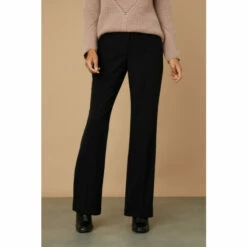 Wallis Black Smart Bootcut Leg Trousers For Female