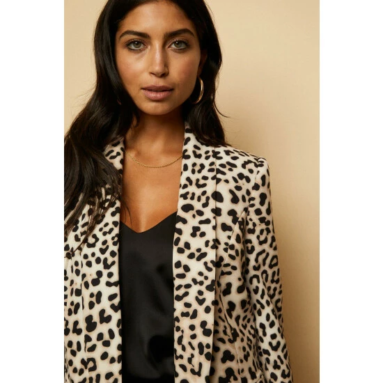 Wallis Leopard Print Blazer For Female 6 Wallis Leopard Print Blazer For Female - Image 4
