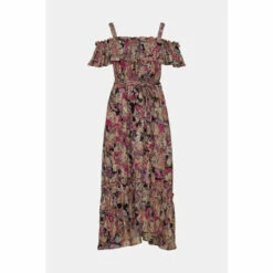 Wallis Metallic Strappy Bardot Dress For Female -Cheap Wallis Store unnamed file 1978