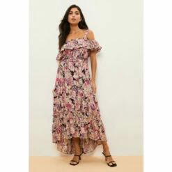 Wallis Metallic Strappy Bardot Dress For Female -Cheap Wallis Store unnamed file 1979